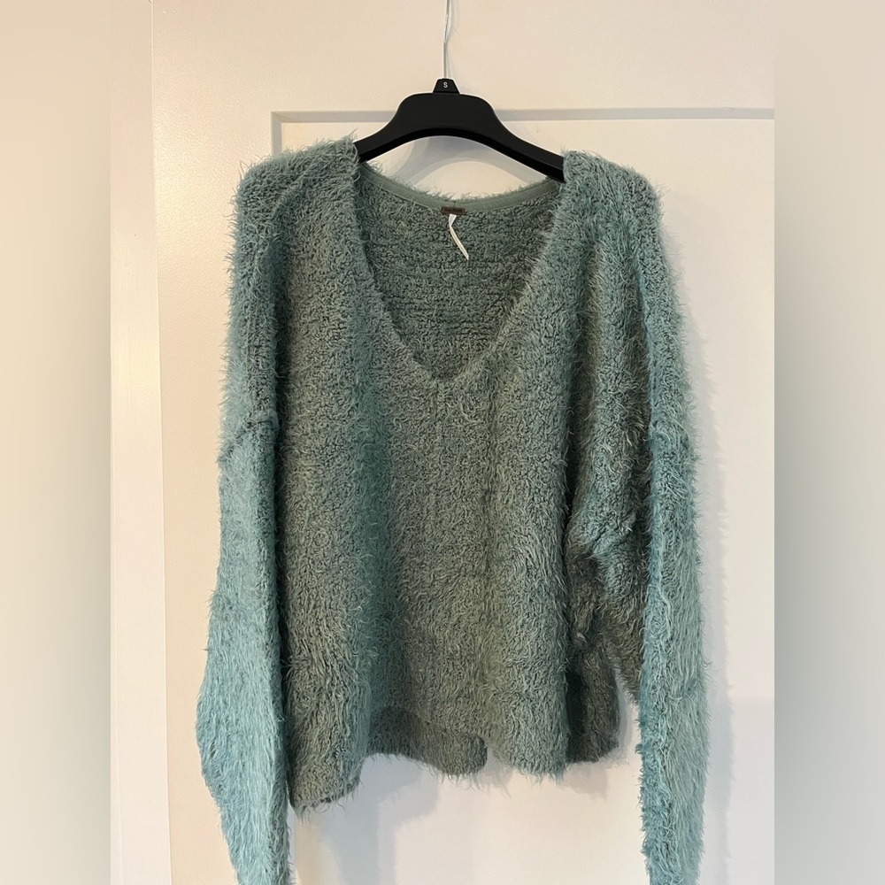 FP mossy green pullover/sweater